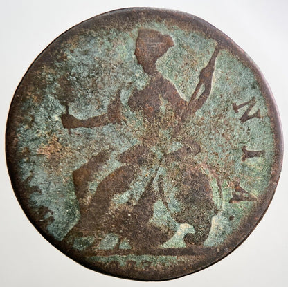 1773 George 3rd III Half-Penny British Coin | Collectable Grade