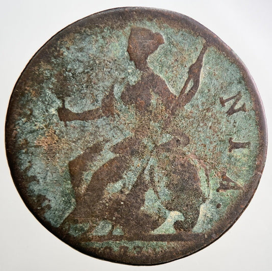 1773 George 3rd III Half-Penny British Coin | Collectable Grade