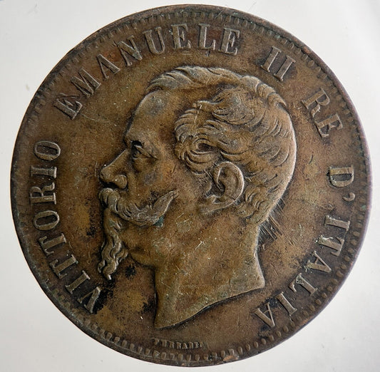 1867 Italy 10 Centesimi Coin | Very High Grade | a9699
