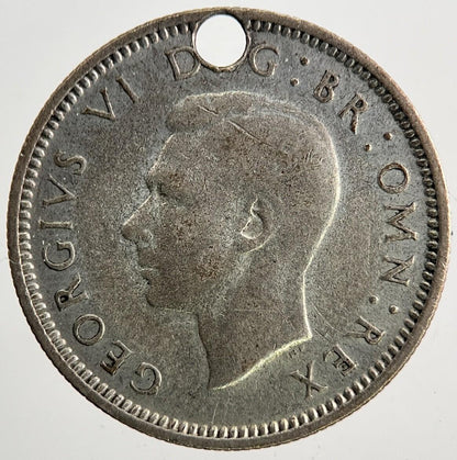 1941 George VI British Sixpence Silver Coin | Fine Collectable Grade | a9531