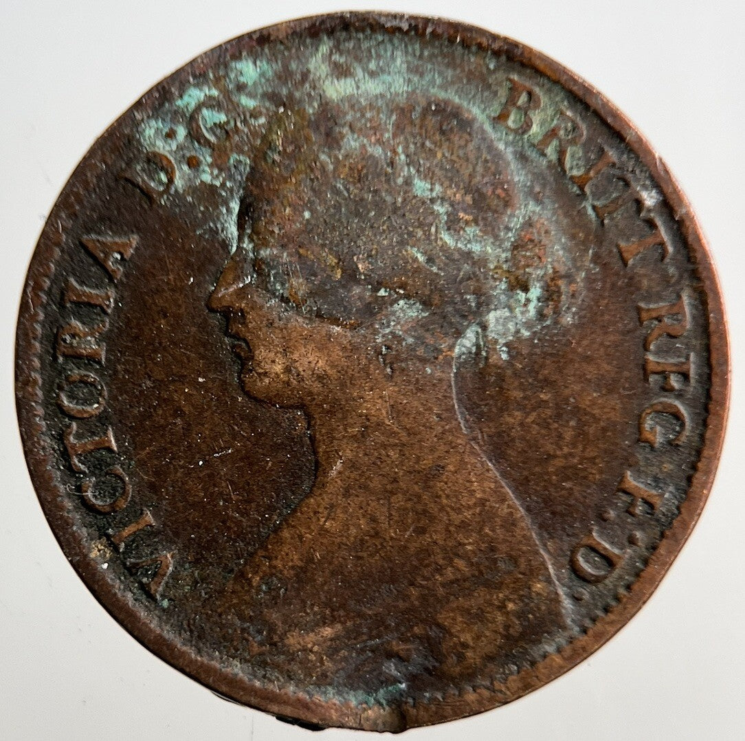 1862 Victoria British Farthing Coin | Collectable Grade