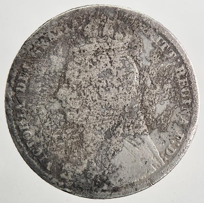 1889 Victoria Shilling Silver Coin | Fair Grade | a9576