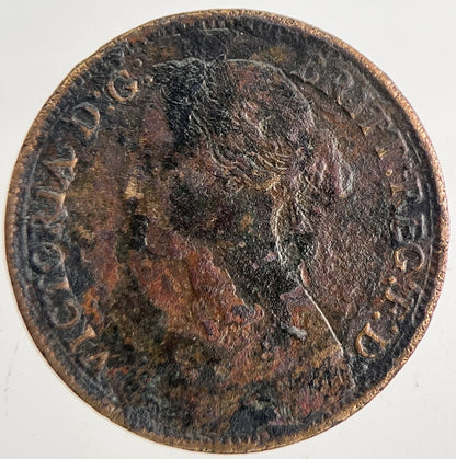 1865 Victoria Farthing Coin | Collectable Grade | a9602