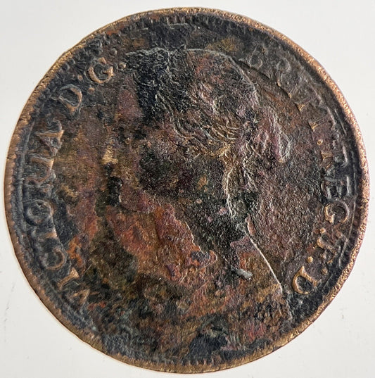 1865 Victoria Farthing Coin | Collectable Grade | a9602