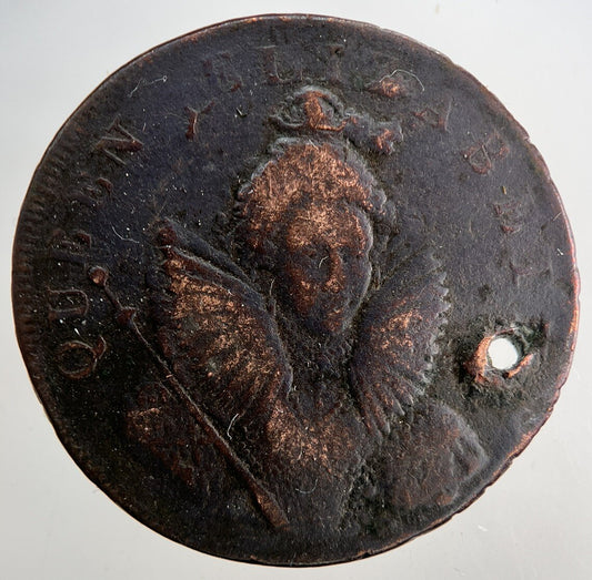 1794 Chichester Elizabeth I Half-Penny Token Coin | Collectable Grade | a9515