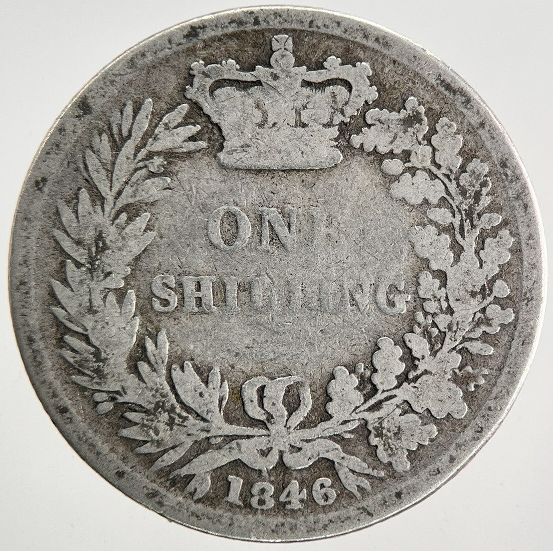 1846 Victoria Shilling Silver Coin | Collectable Grade | a9578