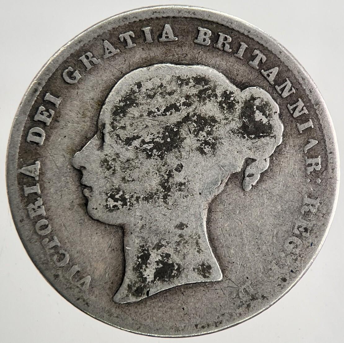 1846 Victoria Shilling Silver Coin | Collectable Grade | a9578