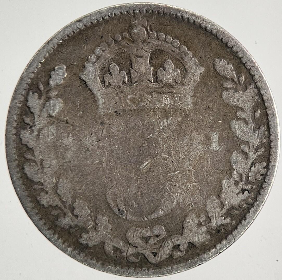 1901 Victoria Threepence Silver Coin | Collectable Grade | a9564