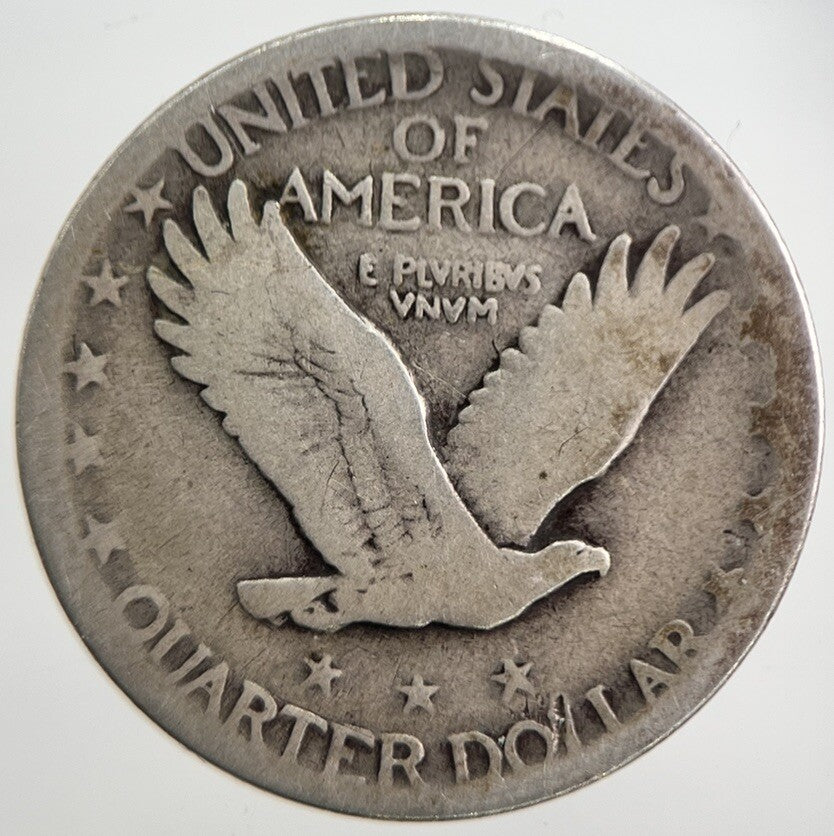 US USA Denver D Standing Liberty Quarter Silver Coin | Collectable Grade