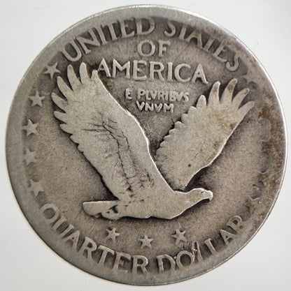 US USA Denver D Standing Liberty Quarter Silver Coin | Collectable Grade