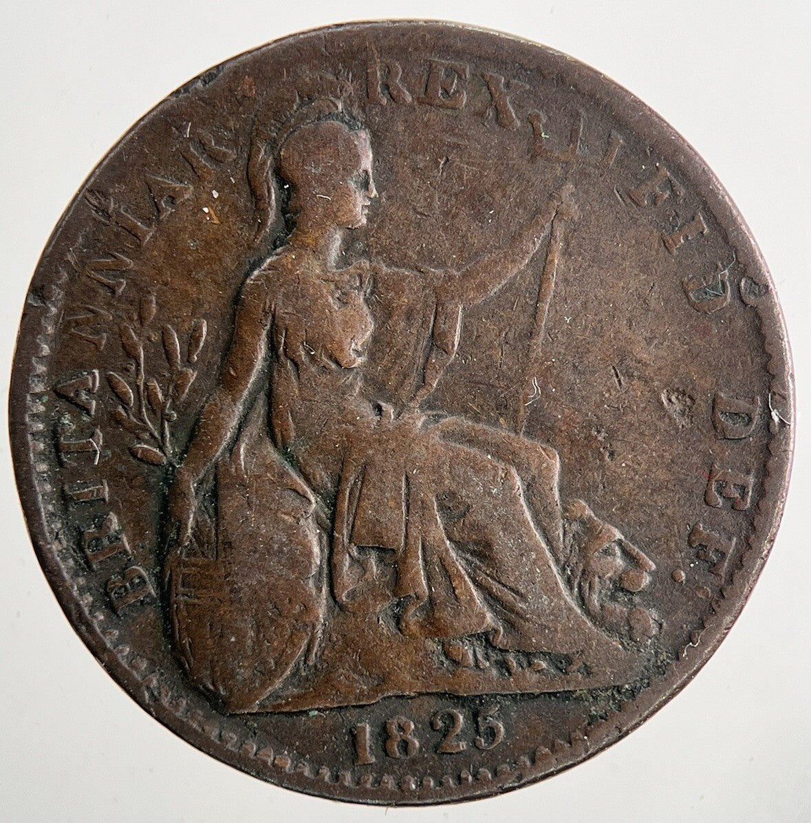1825 George IV Farthing | Fine Collectable Grade | a9544