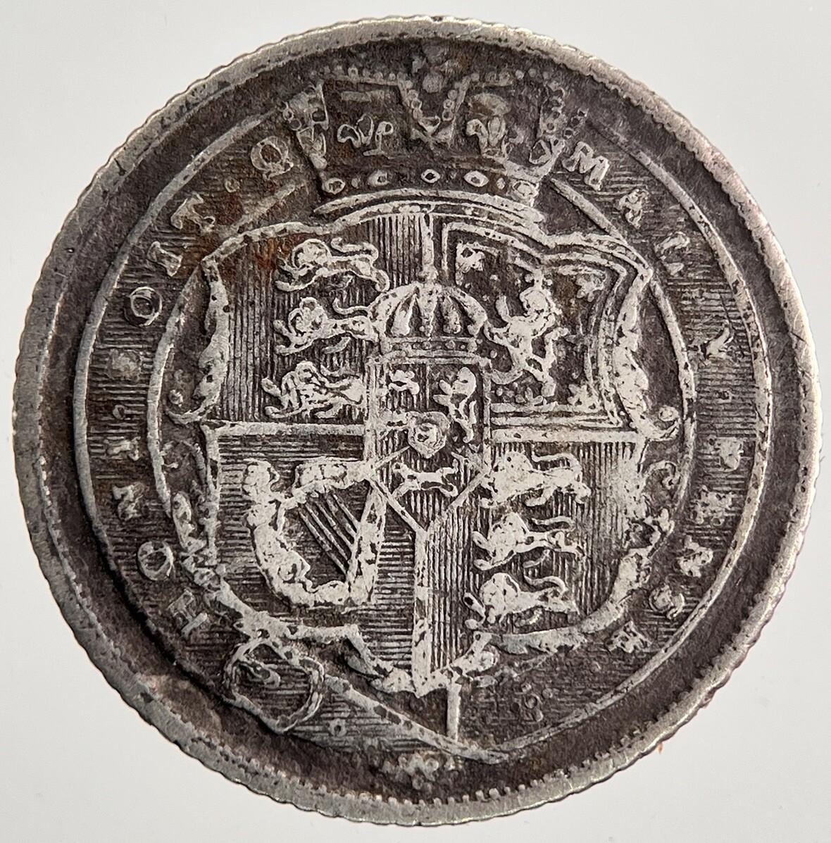 1818 George III Sixpence Silver Coin | Collectable Grade | a9537