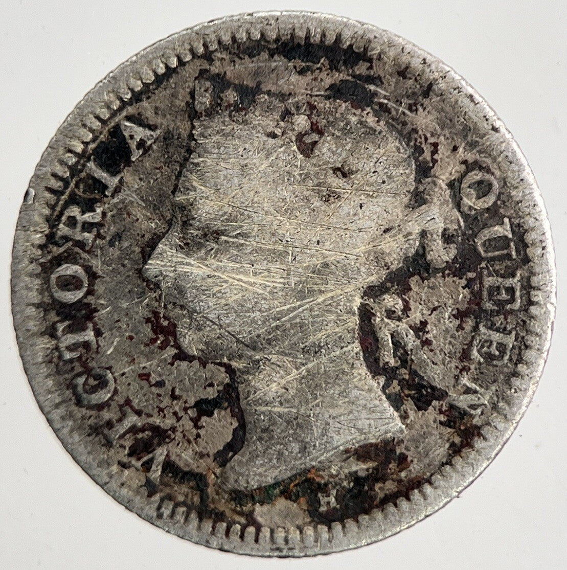 1892-H Hong Kong 5 Cents Silver Coin | Collectable Grade | a9595