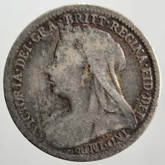 1895 Victoria Threepence Silver Coin | Collectable Grade