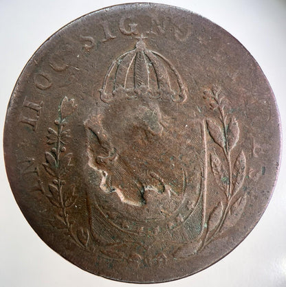 1829 Brazil 40 Reis Coin | Collectable Grade | a3945