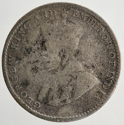 1925 Ceylon 10 Cents Sri Lanka Silver Coin | Collectable Grade | a9588