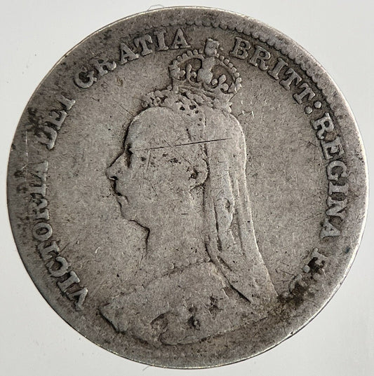 1891 Victoria Threepence Silver Coin | Collectable Grade | a9555