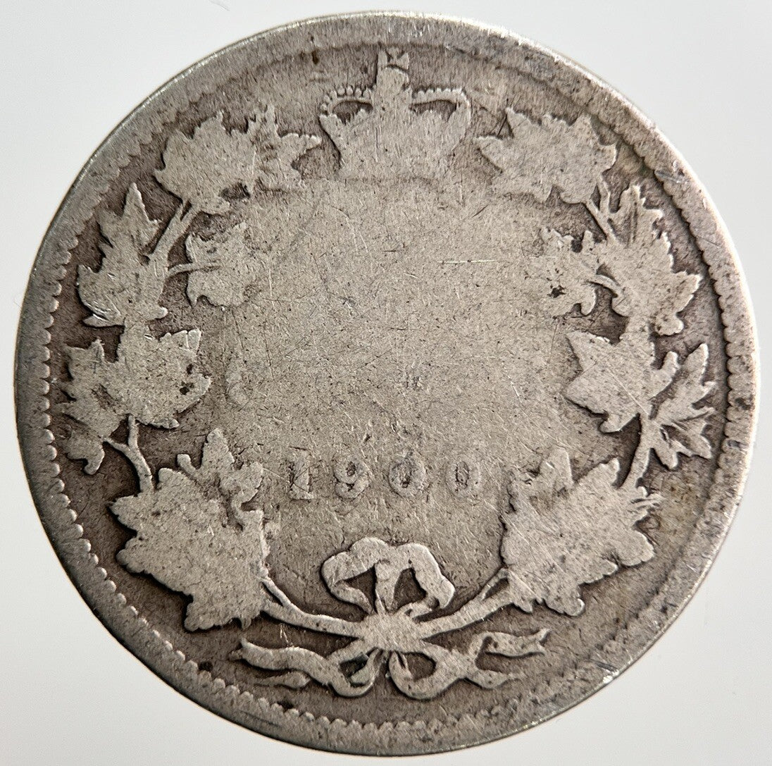1900 Canada 25 Cents Silver Coin | Fair Grade