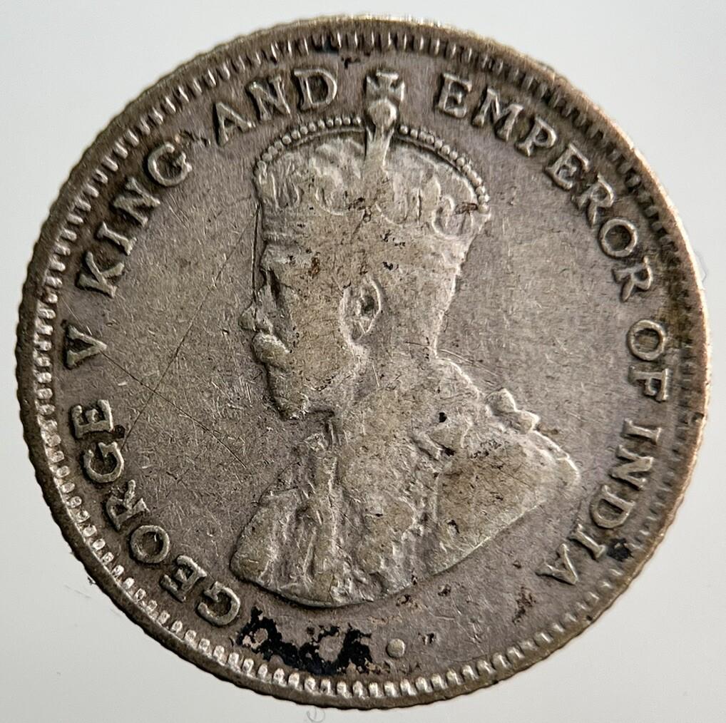 1920 Ceylon 25 Cents Silver Coin | Collectable Grade