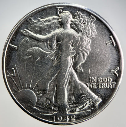 1942 US USA Liberty Half Dollar Silver Coin | Collectable Grade