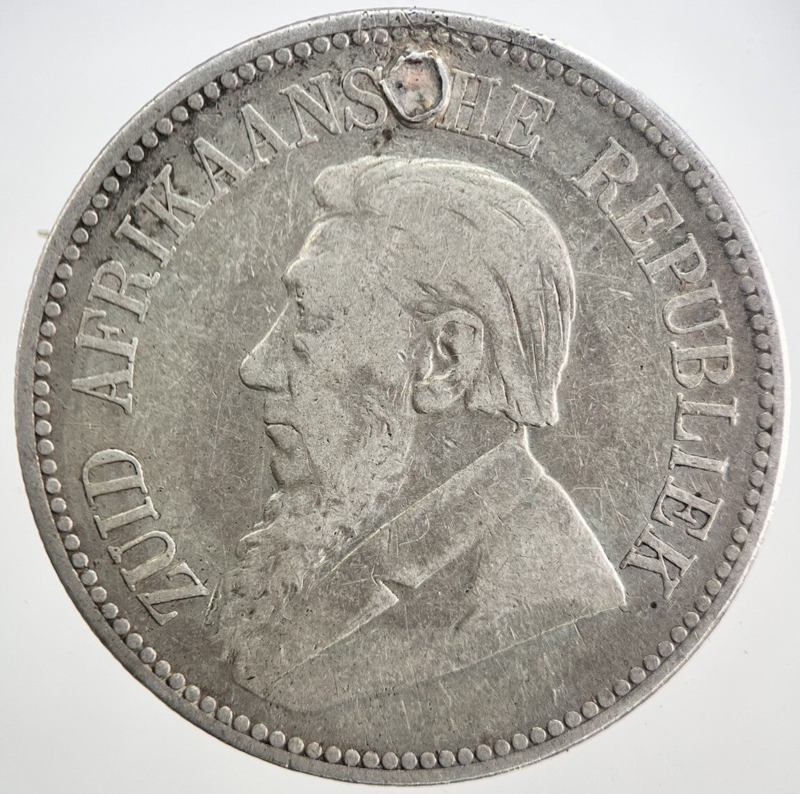 1893 South Africa Florin 2 Shillings Silver Coin | Fine Collectable Grade a5721