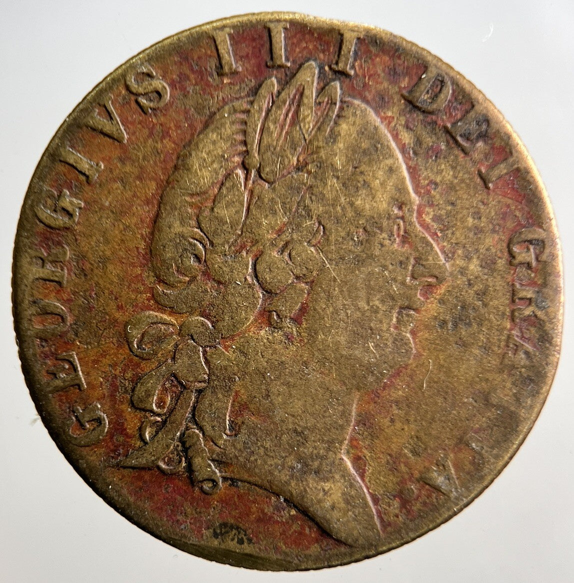 1790 George III British Good Old Days Gaming Token | Fair Grade