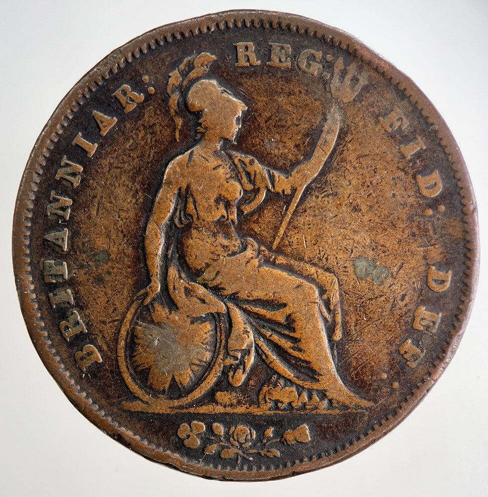 1855 Victoria One Penny Coin | Fine Collectable Grade | a9641