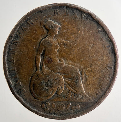 1831 William IV Half-Penny Coin | Fine Collectable Grade | a9655