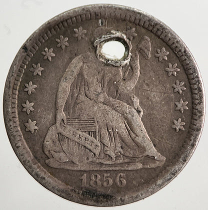 1856 US USA Liberty Seated Half Dime Silver Coin | Collectable Grade | a5732