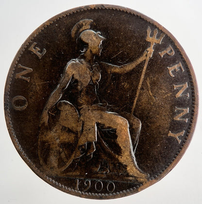 1900 Victoria One Penny Coin | Collectable Grade | a9717