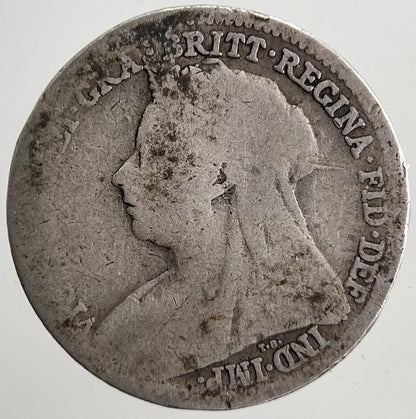 1899 Victoria Threepence Silver Coin | Collectable Grade | a5725