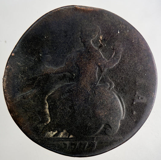 1771 George 3rd III Half-Penny British Coin | Collectable Grade | a9635