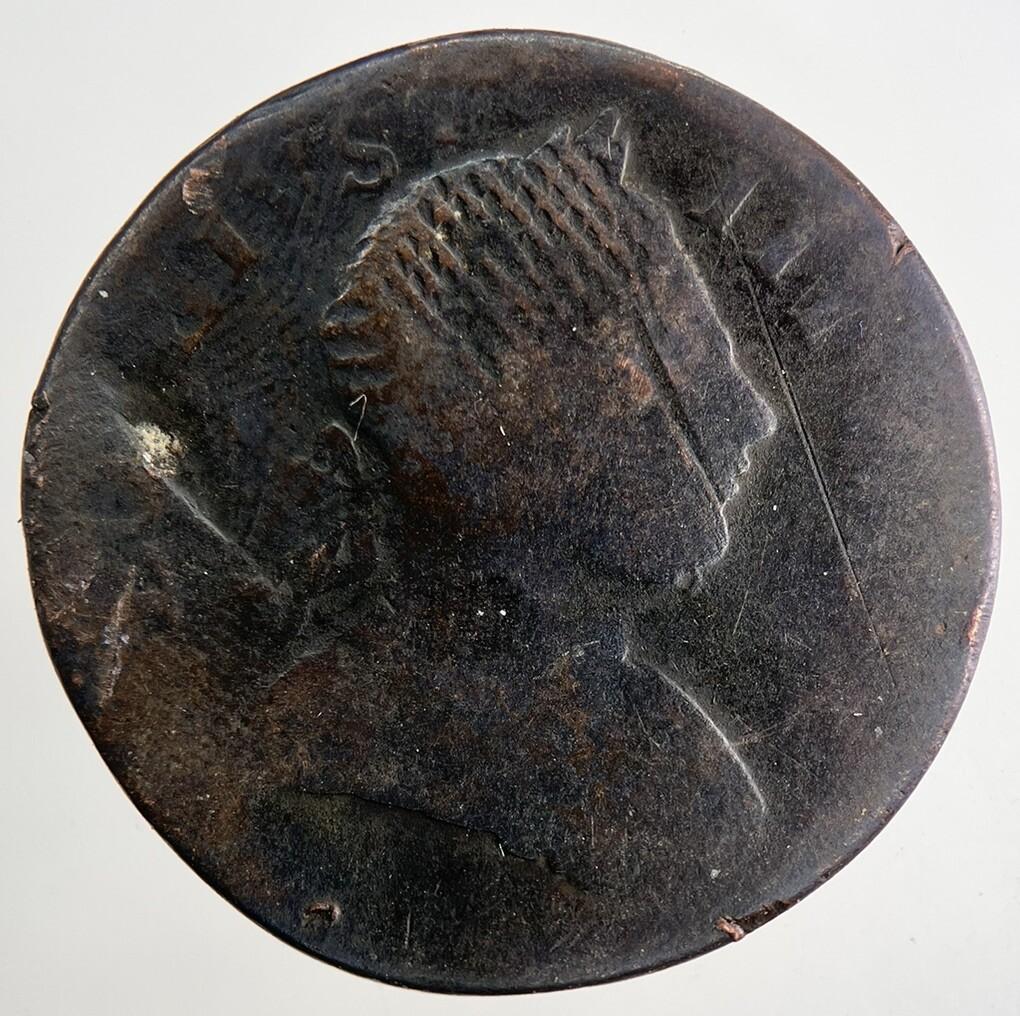 1771 George 3rd III Half-Penny British Coin | Collectable Grade | a9635