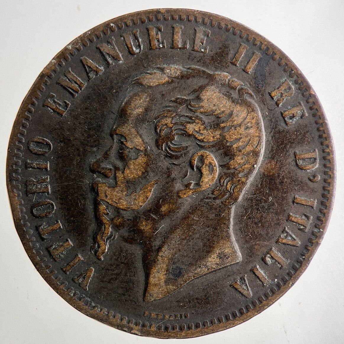 1867 Italy 10 Centesimi Coin | Very High Grade | a9700