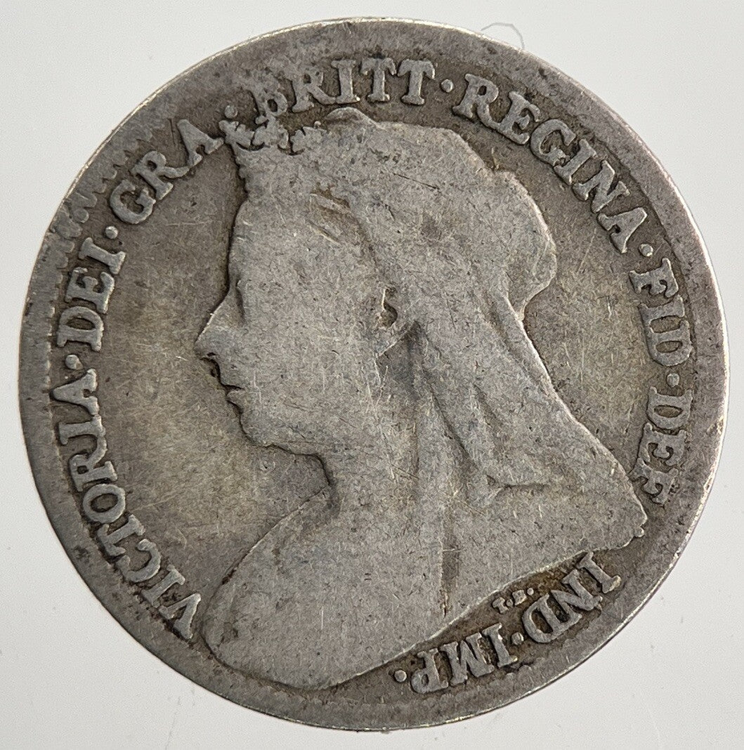 1895 Victoria Threepence Silver Coin | Collectable Grade | a9558