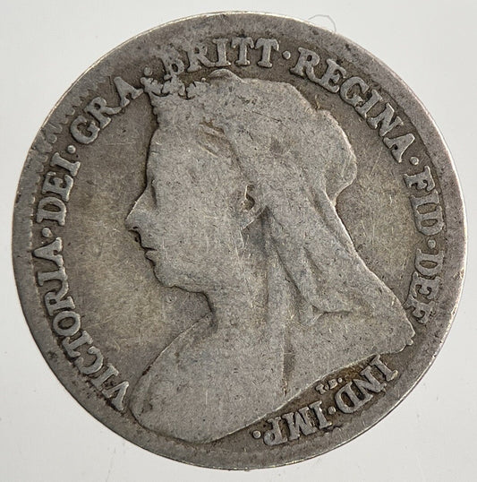 1895 Victoria Threepence Silver Coin | Collectable Grade | a9558