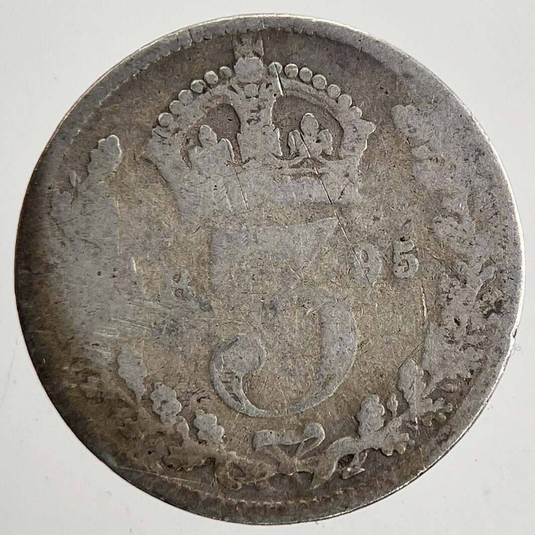 1895 Victoria Threepence Silver Coin | Collectable Grade | a9558