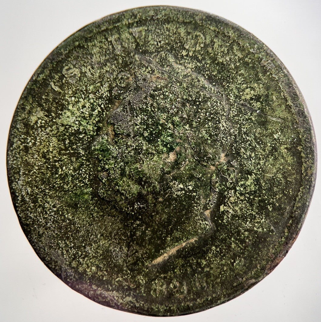 1826 George IV Penny Coin | Fair Grade