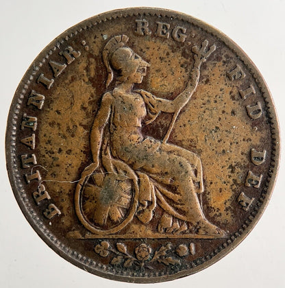 1839 Victoria Farthing Coin | Fine Collectable Grade | a9656