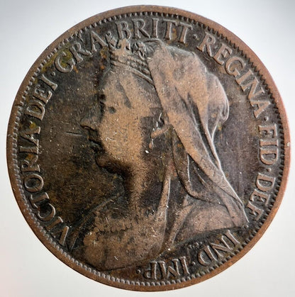 1897 Victoria One Penny Coin | Collectable Grade