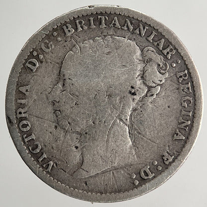 1886 Victoria Threepence Silver Coin | Collectable Grade | a9701