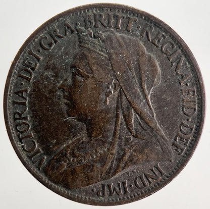 1901 Victoria Farthing Coin | Very High Grade | a9760