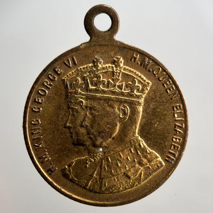 1937 King George VI Crowned Coronation Commemorative Medal