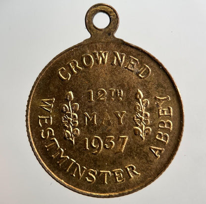 1937 King George VI Crowned Coronation Commemorative Medal