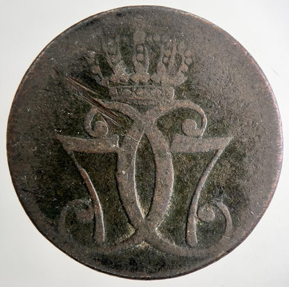 1771 Denmark 1 Skilling Danske Coin | Fine Collectable Grade | a9672