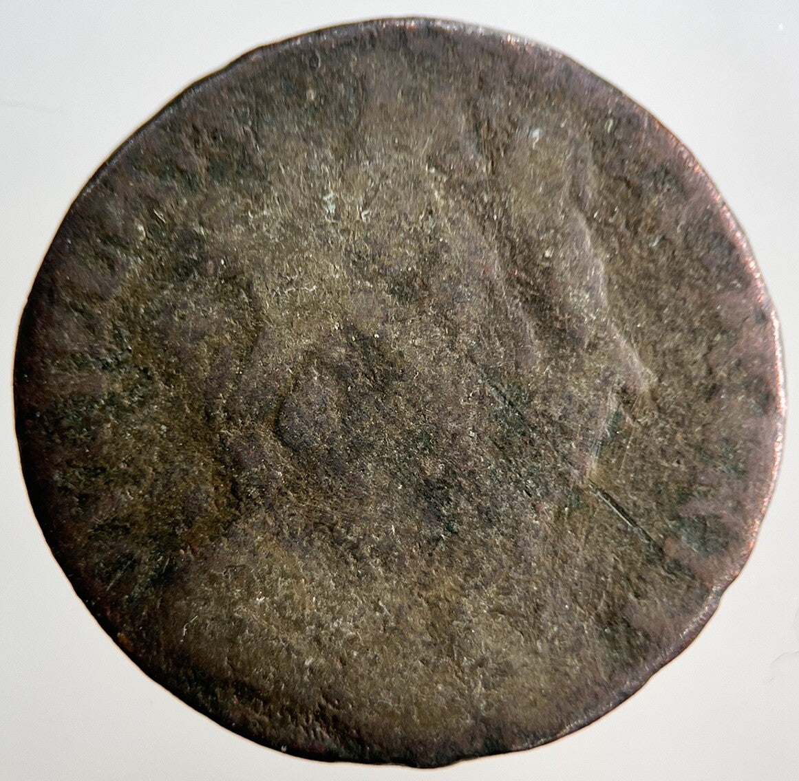 British William 3rd III & Mary Farthing Coin | Fair Grade