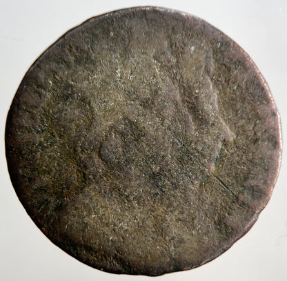 British William 3rd III & Mary Farthing Coin | Fair Grade