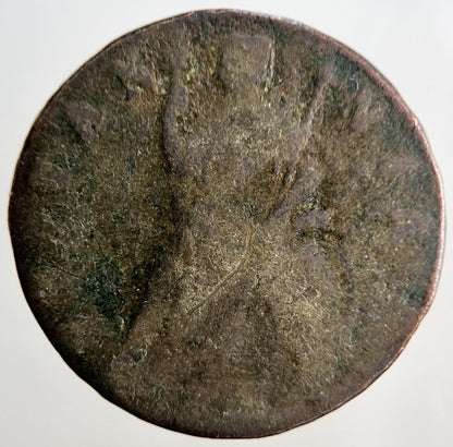 British William 3rd III & Mary Farthing Coin | Fair Grade