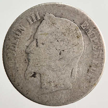 1867 France 50 Centimes Silver Coin | Fair Grade