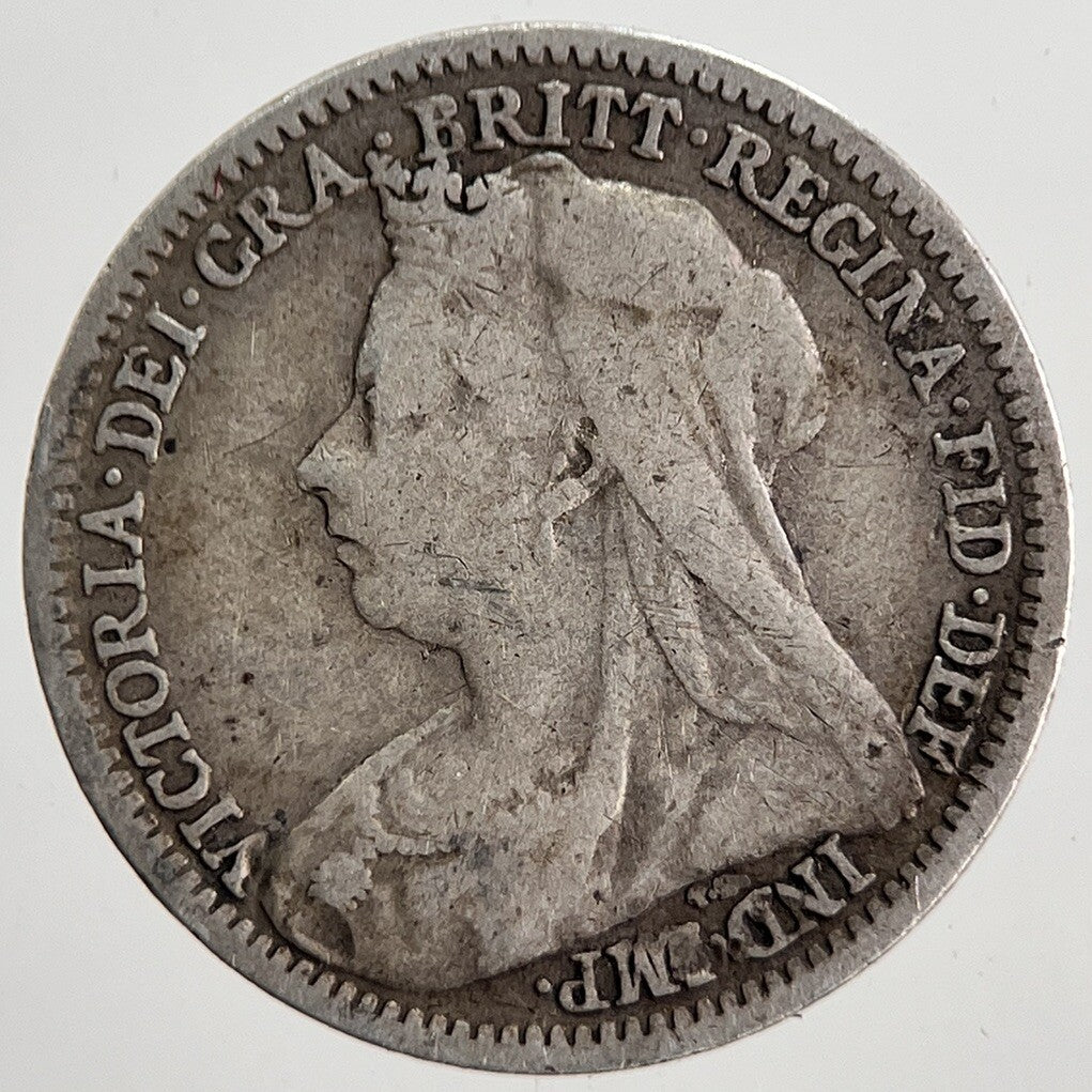 1898 Victoria Threepence Silver Coin | Collectable Grade | a5724